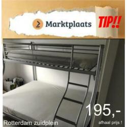 3 slaper staal met bodem 189,- laatste !!!!!!