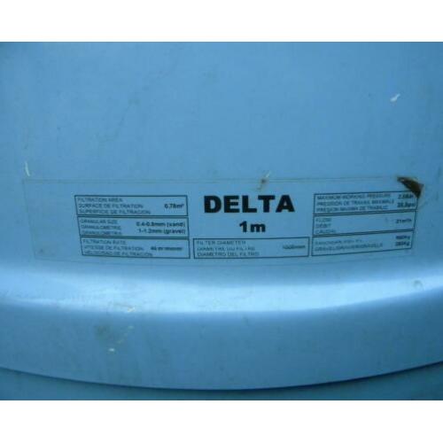 Delta polyester drukvat zand bead KNS koi vijver filter