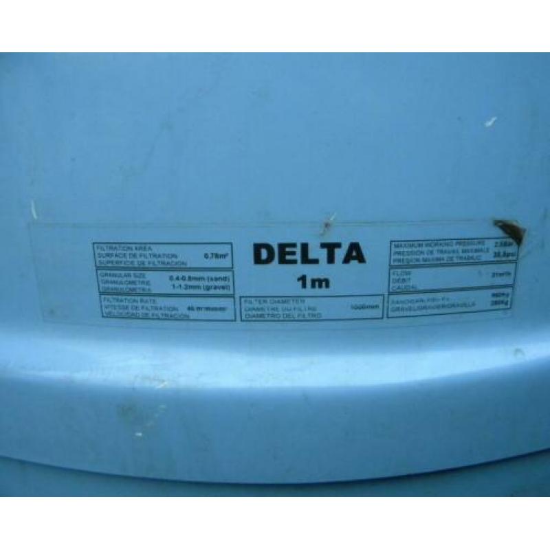 Delta polyester drukvat zand bead KNS koi vijver filter