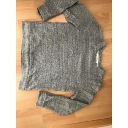grijze H&M trui zgan maat M