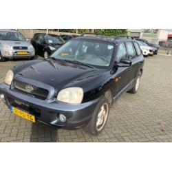 Hyundai Santa FE 2.0 Crdi 2WD 2004 Zwart