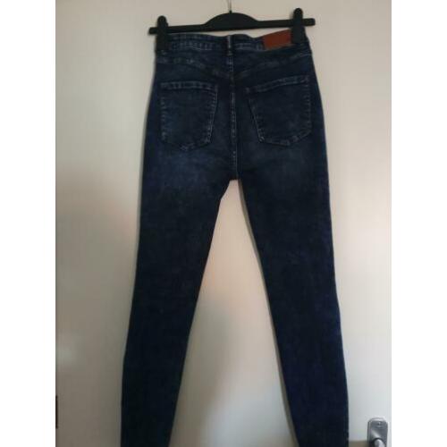 Super high waist skinny jeans maat 28