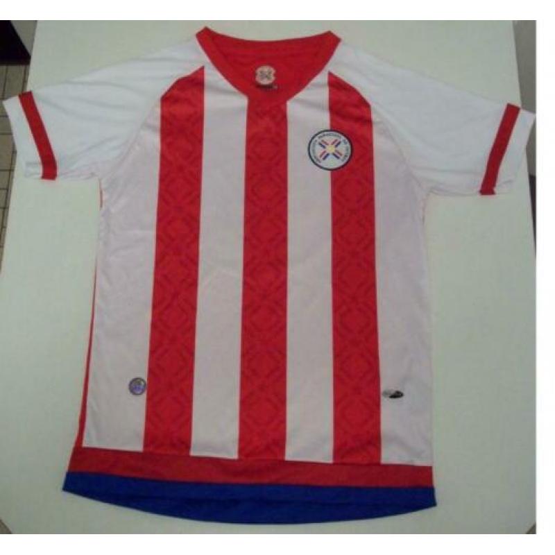Home voetbalshirt nr 10 Paraguya 2015-16