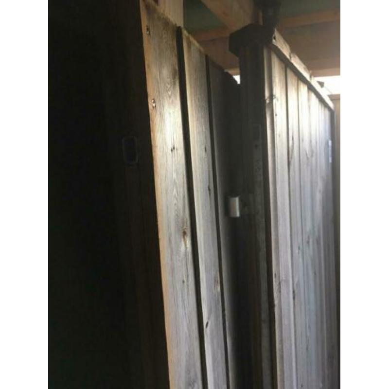 GRATIS schutting poort 190x250 compleet!