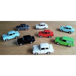 Leuke oude trabantjes 8 stuks.
