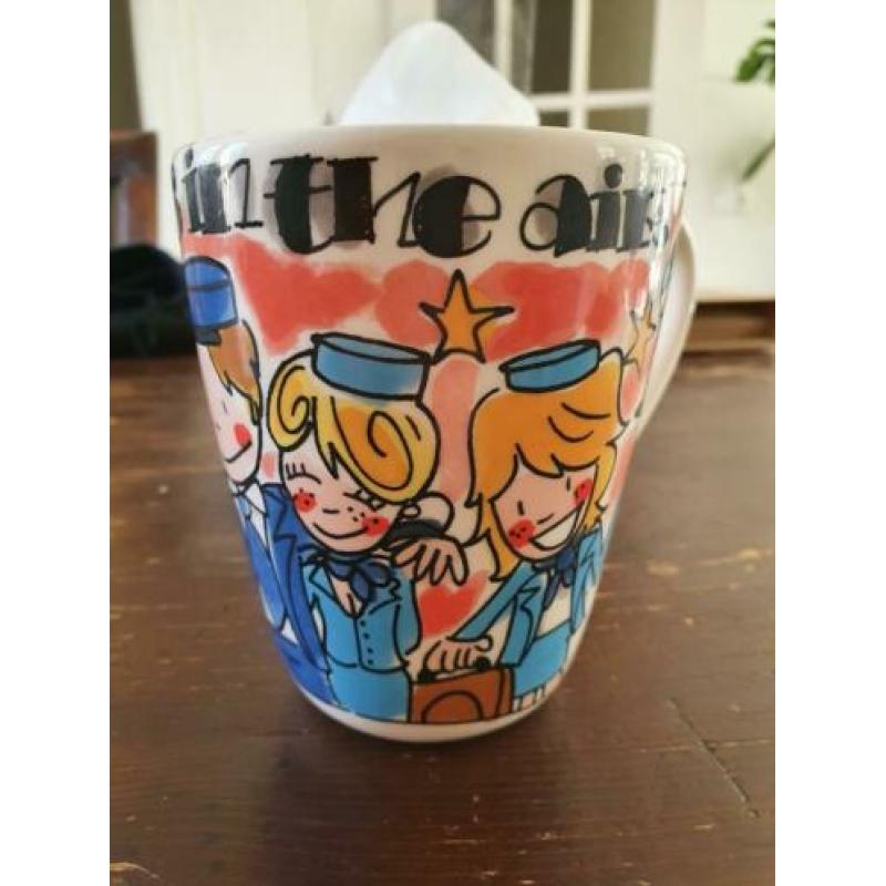 KLM uitgave blond Amsterdam grote mok