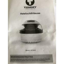 Airfryer groot model met hulpstukken