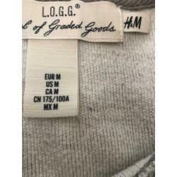 grijze H&M trui zgan maat M