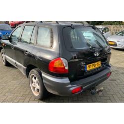 Hyundai Santa FE 2.0 Crdi 2WD 2004 Zwart