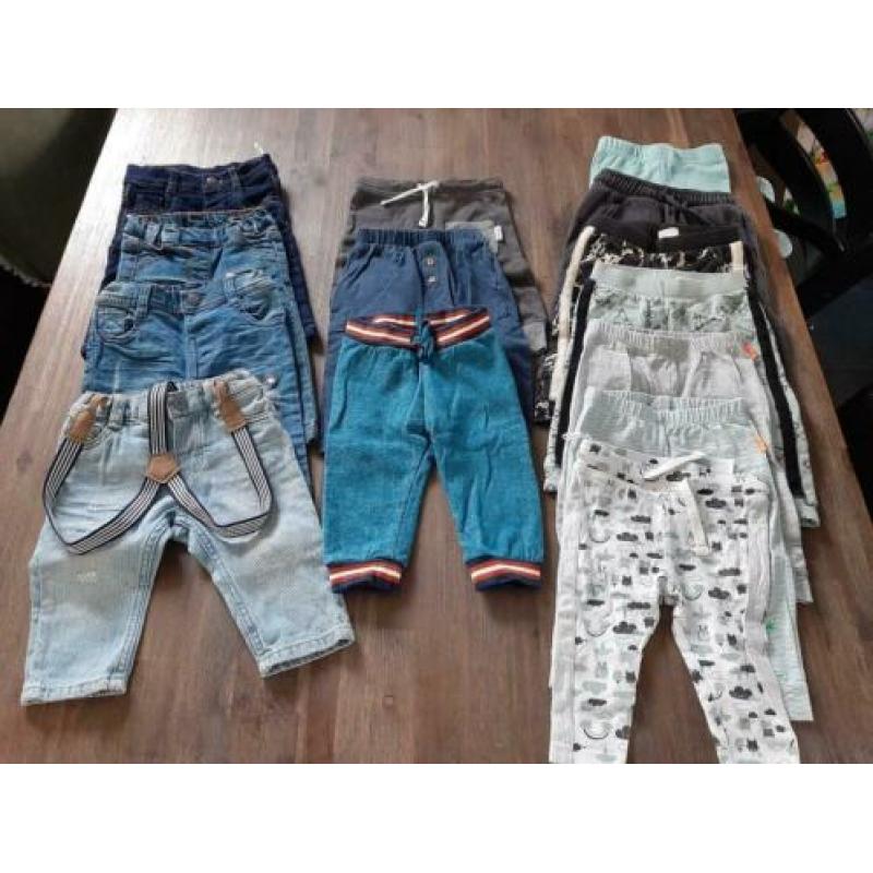 Mooie complete set (75-delig) babykleding in maat 68!