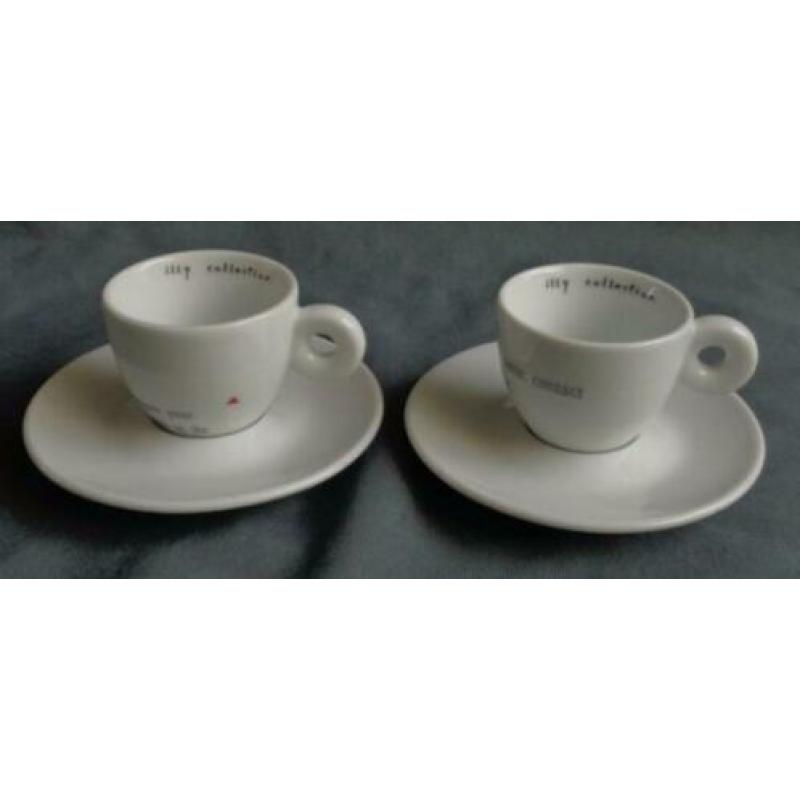 ILLY COLLECTION 2002 2x espresso kop en schotel Maria Joao C