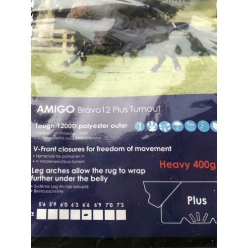 Amigo Bravo plus turnout heavy 400gr maat 195, nieuw!
