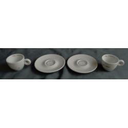 ILLY COLLECTION 2002 2x espresso kop en schotel Maria Joao C