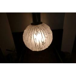 HANGLAMP,ICEGLAS,LIMBURG GLASHÜTTEsixties,zeventie,vintage