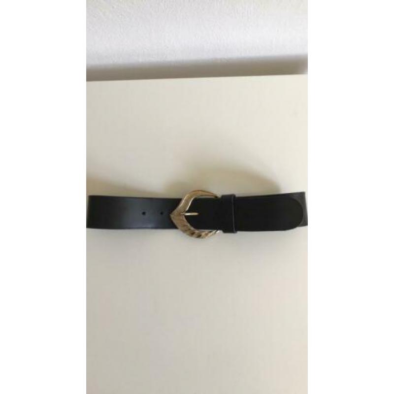 Vintage leren riem met gesp Gutos