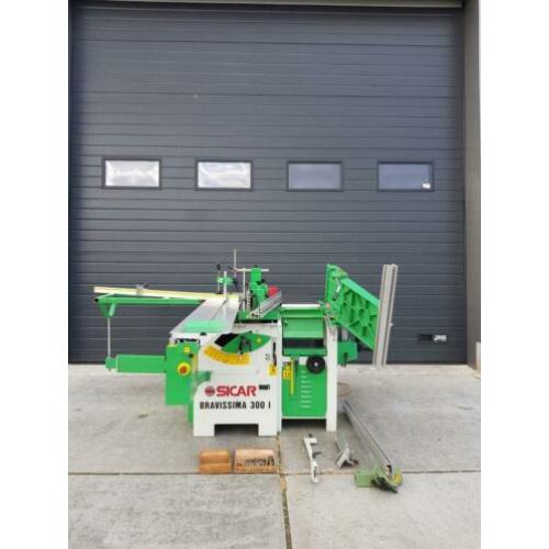 Sicar combinatiemachine formaatzaag 2100mm voorritser 5 in 1