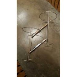 2 fenderhouders voor 4 fenders van 25 cm doorsnee