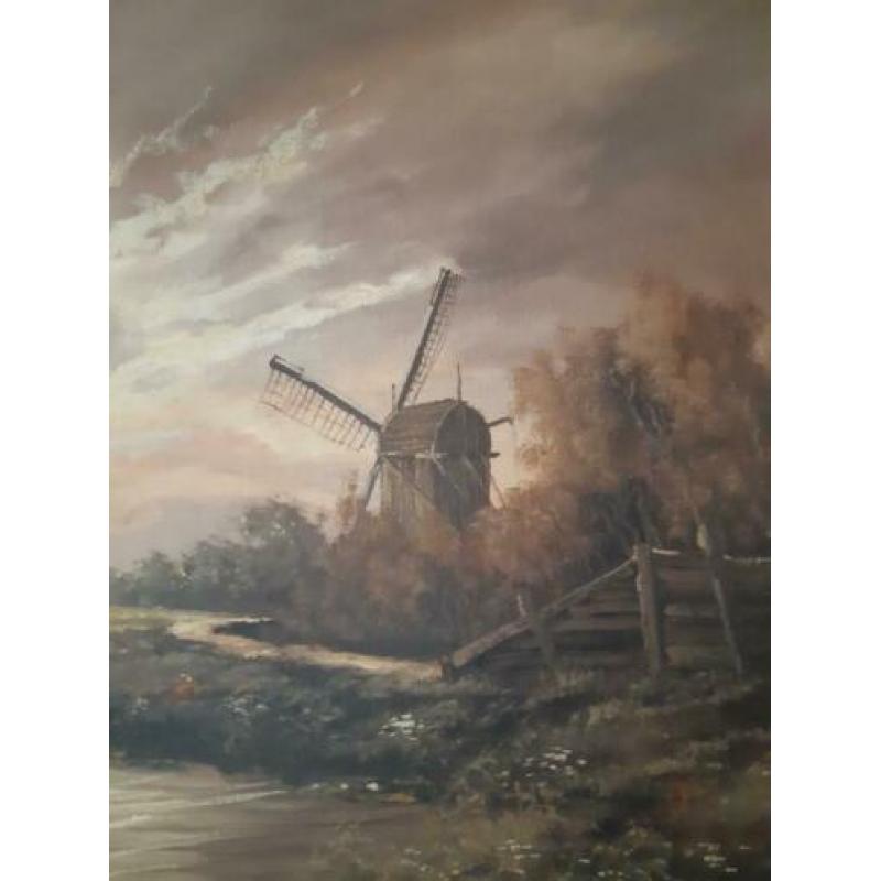 Willem Kroon - Groot (111-81 cm) Olieverf op doek
