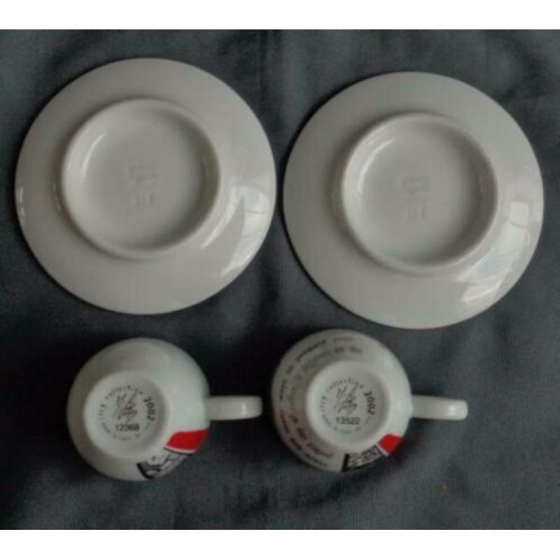 ILLY COLLECTION 2002 2x espresso kop en schotel Maria Joao C