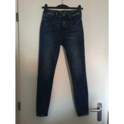 Super high waist skinny jeans maat 28