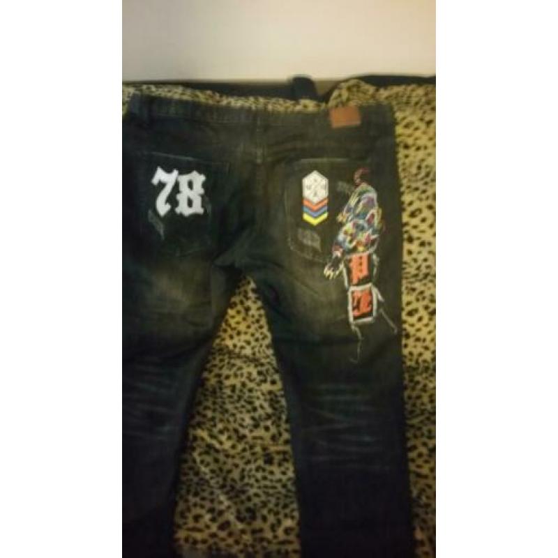 1op1 phillipd plein broek maat 38/34