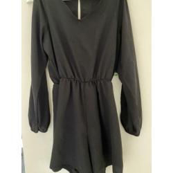 Jumpsuit zwart boohoo maat 38