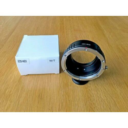 Adapter Canon EF lens naar Sony E mount camera's