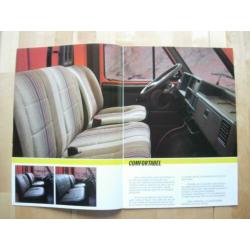 Peugeot J5 Bestel Brochure 1986 - Bestelwagen