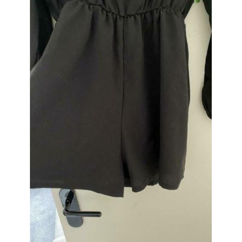 Jumpsuit zwart boohoo maat 38