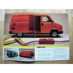 Peugeot J5 Bestel Brochure 1986 - Bestelwagen