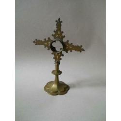 Antieke bronzen reliekhouder uit omstreeks 1900
