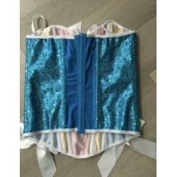 Corset torselet Carnaval regenboog xs-s