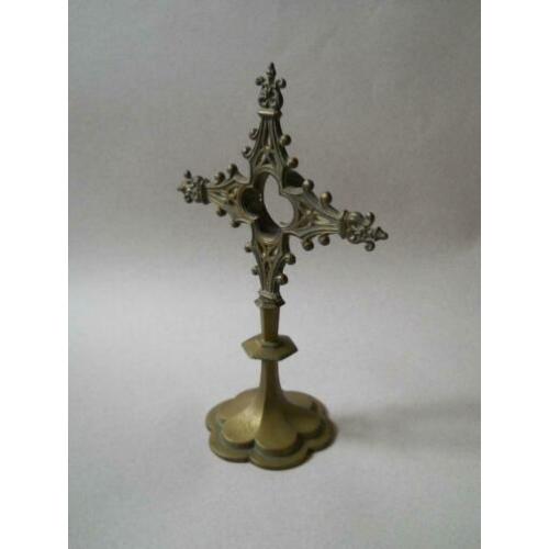 Antieke bronzen reliekhouder uit omstreeks 1900