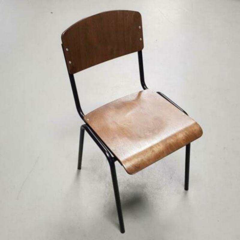 80 x school chair vintage oude schoolstoelen cafe stoel 976