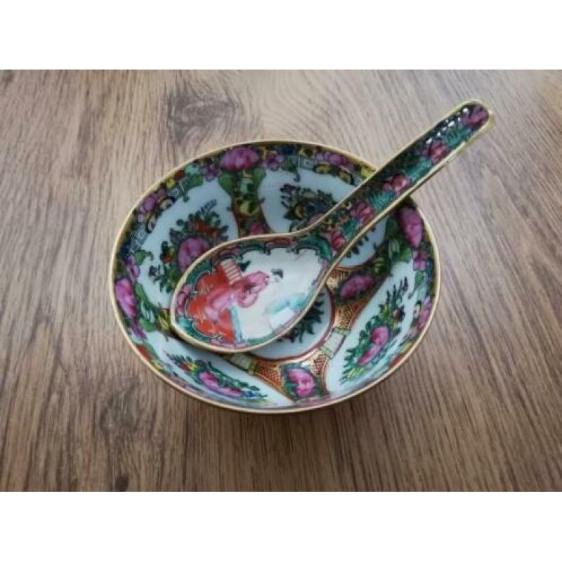 Chinese soepkom + lepel