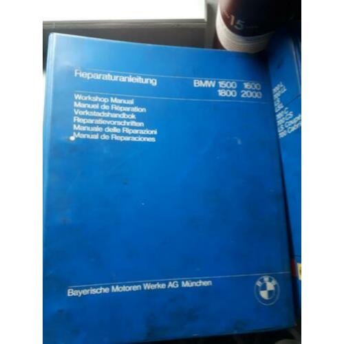 BMW E6 E10 Nee Klasse 1500 1800 2000 Ti werkplaats handboek
