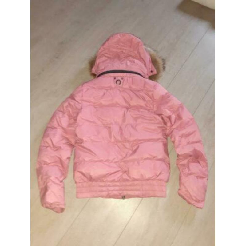 Mooie donzen ski jas van Gaastra, maat s. Kleur rose.