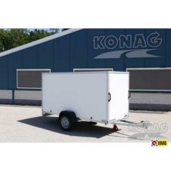 Easyline gesloten enkelas aanhangwagen 300x150x150