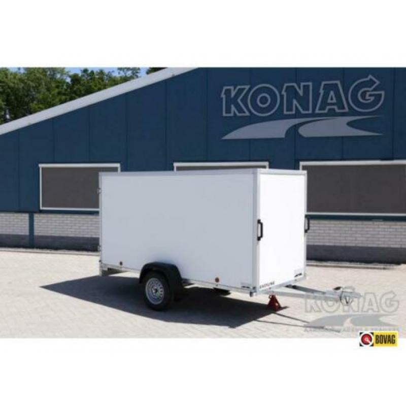 Easyline gesloten enkelas aanhangwagen 300x150x150