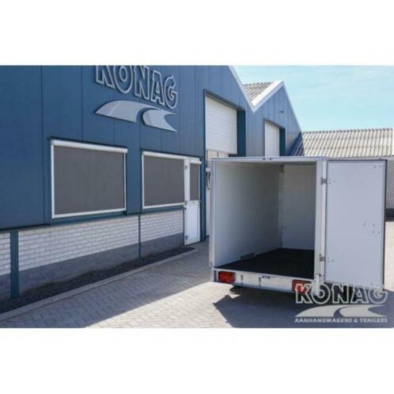Easyline gesloten enkelas aanhangwagen 300x150x150
