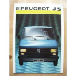 Peugeot J5 Bestel Brochure 1986 - Bestelwagen
