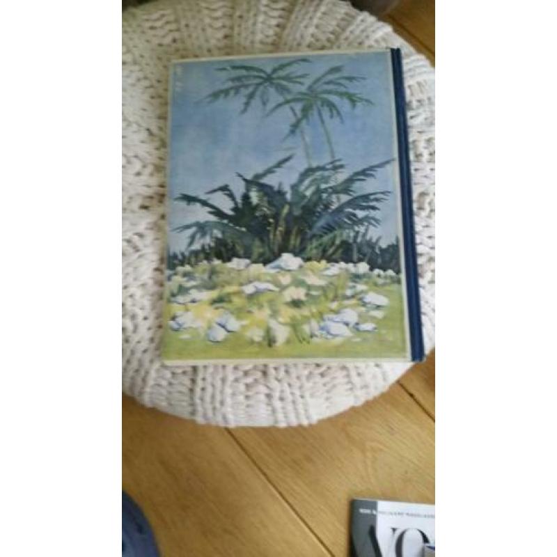 Oud boek avonturen met oom theo aboe do c.joh kievit 1926
