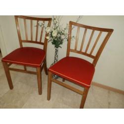 2 vintage stoeltjes