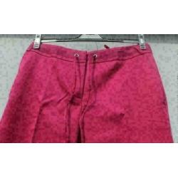 WE prachtige cerise stretch broek mt 42