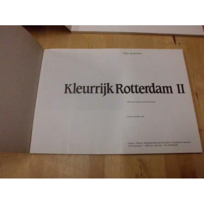 Kleurrijk Rotterdam I en II, P van den Doel