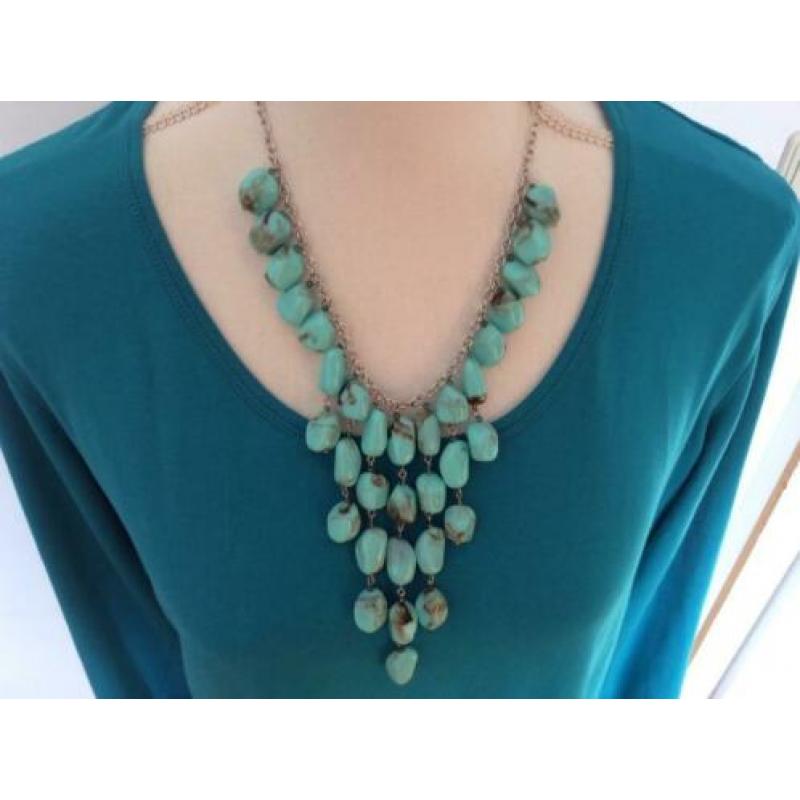 Tuniek aqua turquoise xl