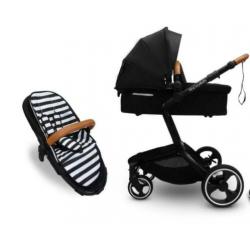 Mycosybaby kinderwagen 3-in-1 met reiswieg en autostoel navy