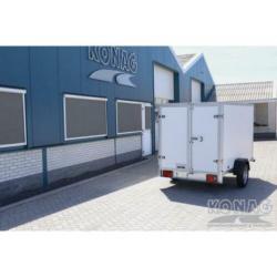 Easyline gesloten enkelas aanhangwagen 300x150x150