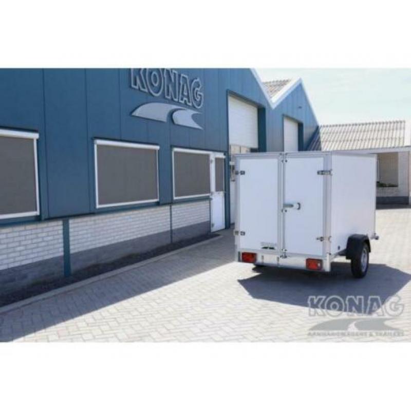 Easyline gesloten enkelas aanhangwagen 300x150x150
