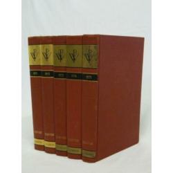 7x jaarboek Winkler Prins 1969 t/m 1975